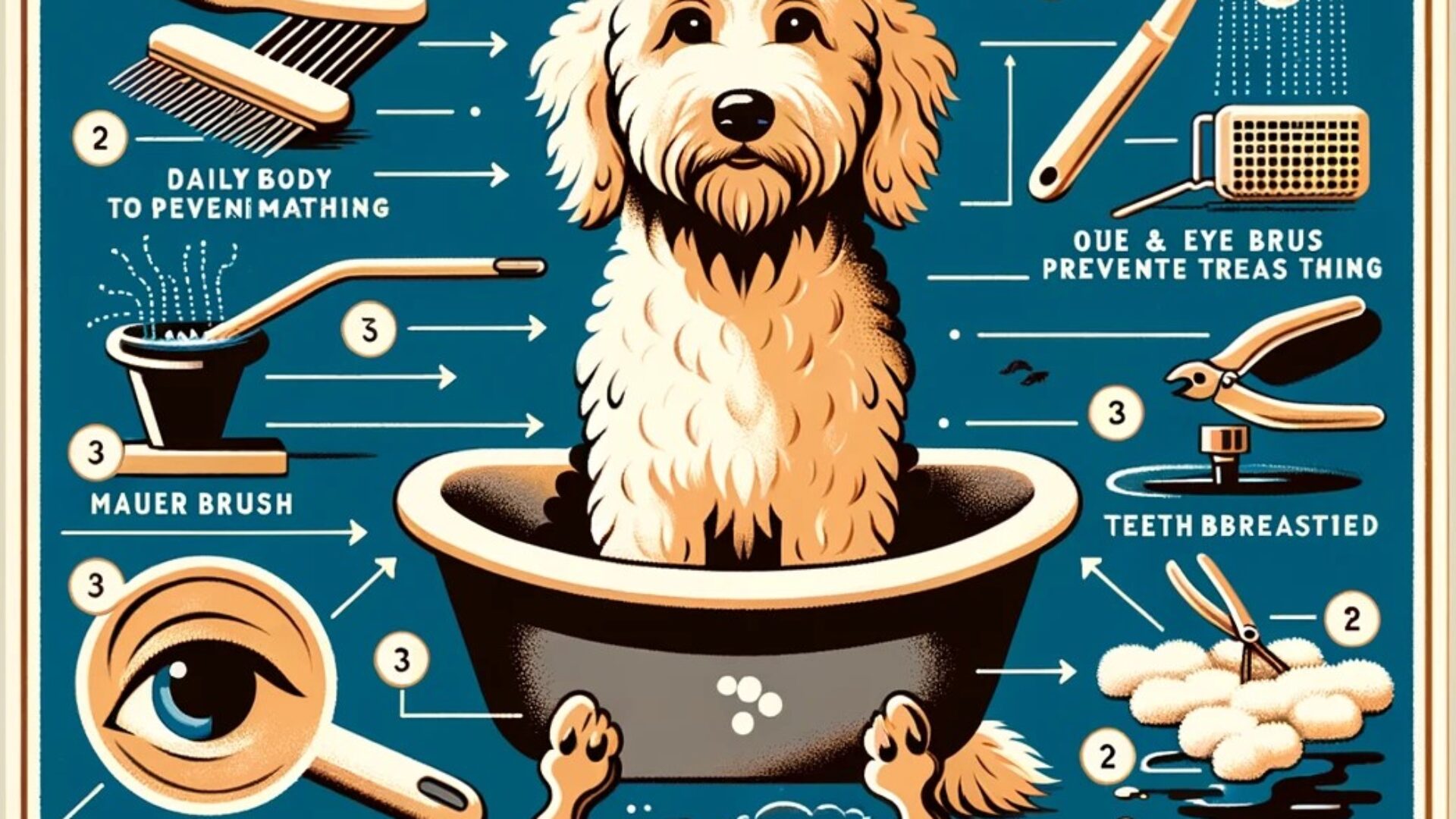 The Goldendoodle Grooming Chart Provides The Best Care For Your Dog.